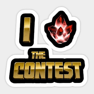 I heart The Contest Sticker